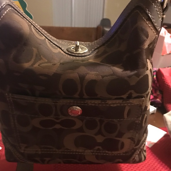 Combo ! Brown sign authentic coach purse /wallet - Picture 6 of 8