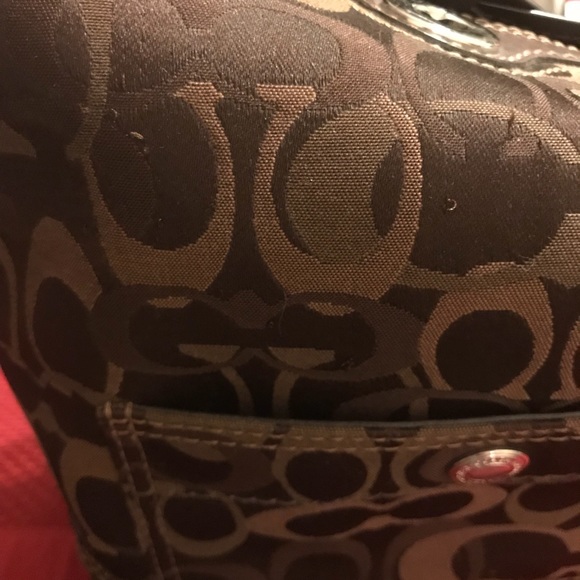 Combo ! Brown sign authentic coach purse /wallet - Picture 7 of 8