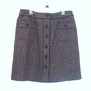 NWT Button A-line Skirt