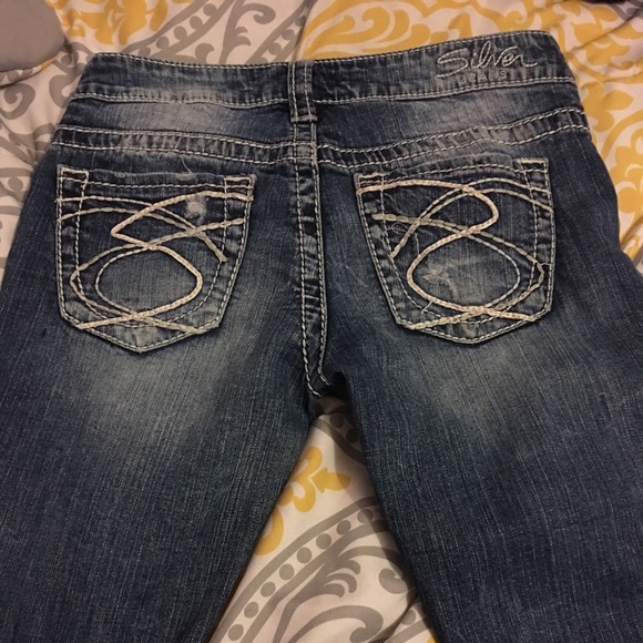 Silver jeans