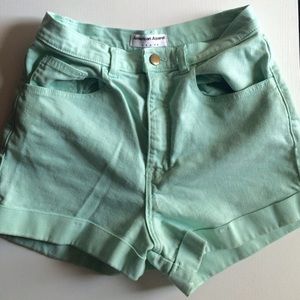 American Apparel High Waist Shorts