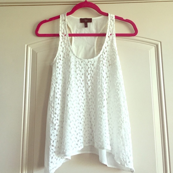Aqua Tops - Racerback crotchet tank