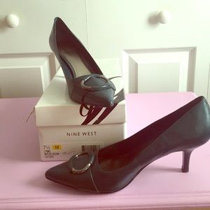Nine West mystic ocean 7.5m heels