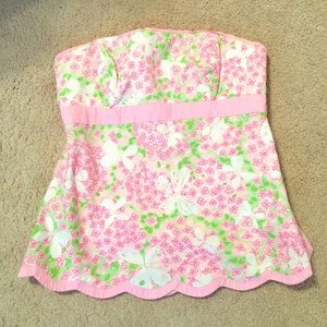 Lilly Pulitzer Strapless Top