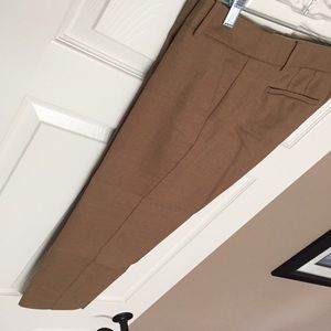 jcrew camel ankle pants size 6