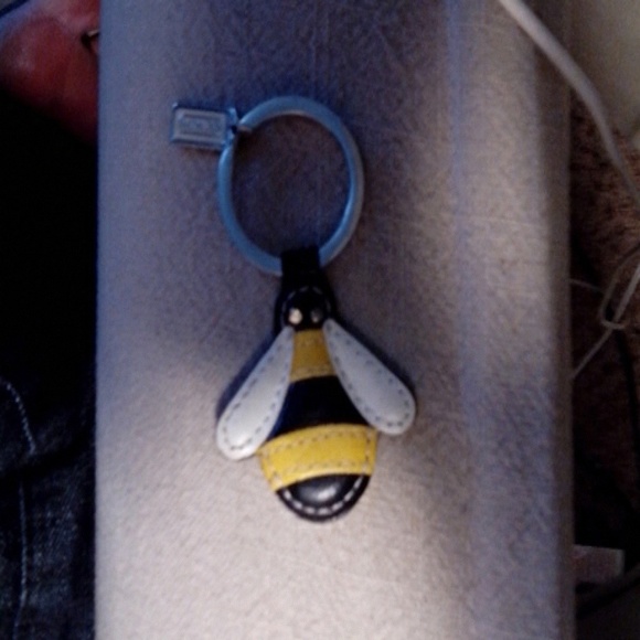 Coach Bee keychain