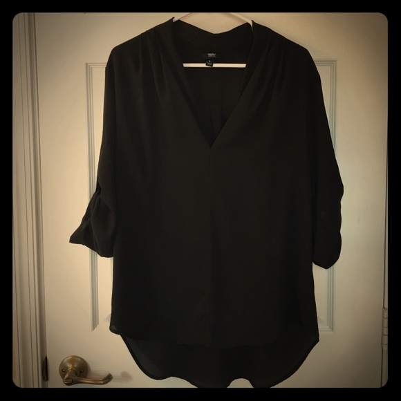 Black tunic top