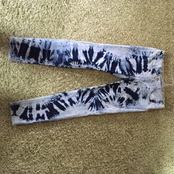Tie-dye jeggings