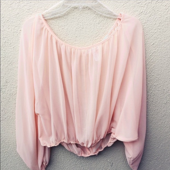 Soft pink blouse