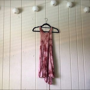 Tie dye pink sundress