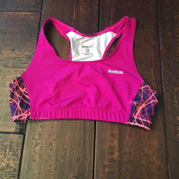 Reebok girls sports bra