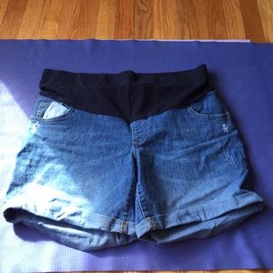 Maternity Jean shorts