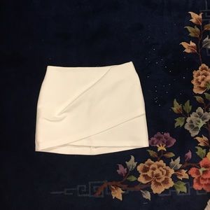 Zara White Mini Skirt