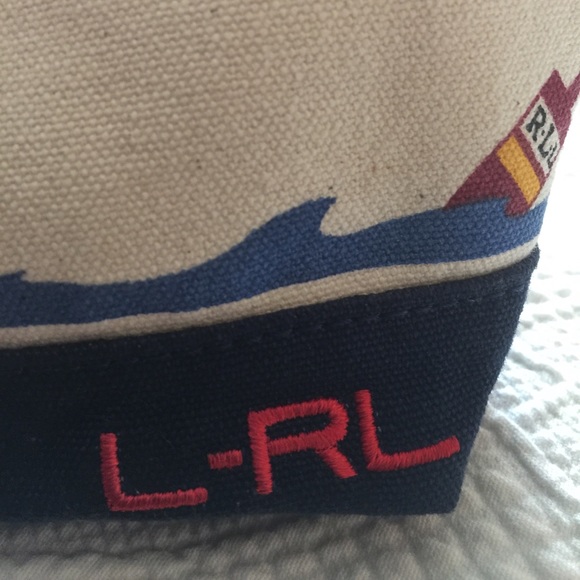 Lauren Ralph Lauren Cosmetic Wrist Bag Bouy Print - Picture 4 of 7