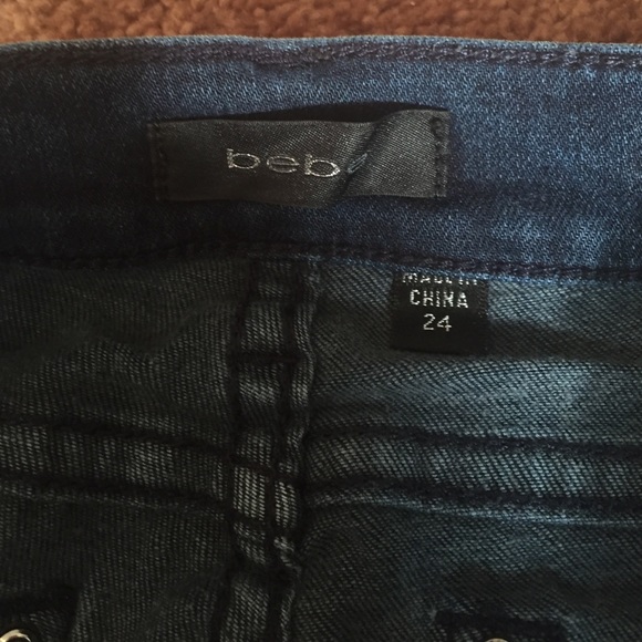 Bebe Rhinestone Jean - Picture 2 of 4