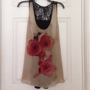 Floral tank top