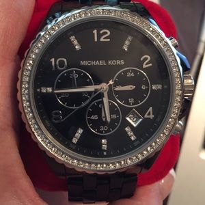 Michael Kors Black Diamond Women's Watch