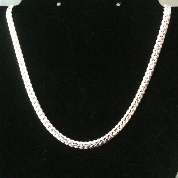 Sterling Silver Neck Chain - Unisex - Picture 2 of 4