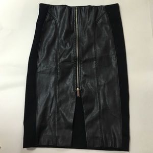 Zara Black High Waisted Skirt