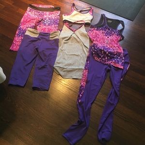 6 piece Aviva brand workout clothes