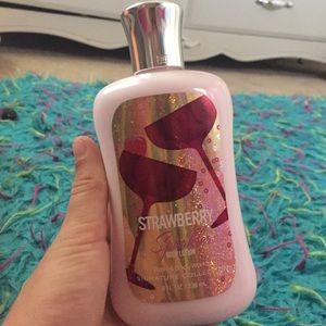 strawberry sparkler body lotion rare