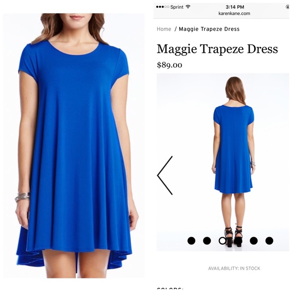 Karen Kane Dresses & Skirts - 🎉SALE🎉 Karen Kane Blue Maggie Trapeze Dress