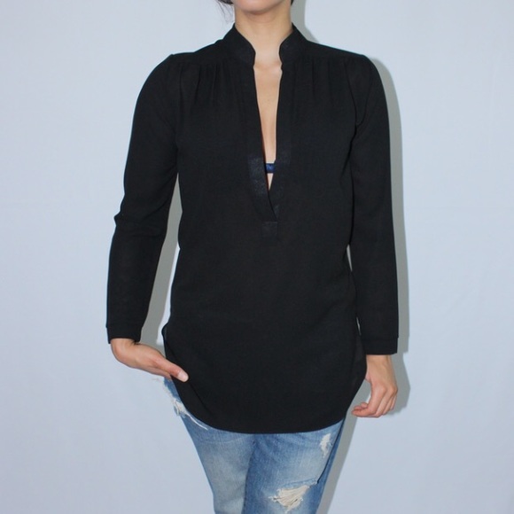 Chiffon long sleeve top