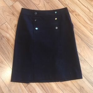 Banana Republic black pencil skirt