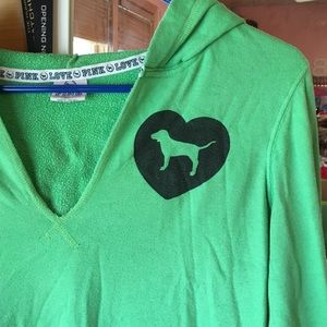 Green PINK Sweatshirt