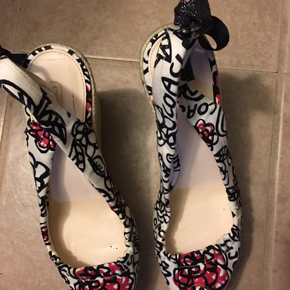 Coach espadrilles EUC