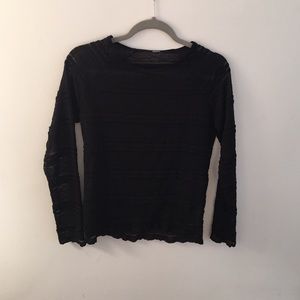 Zara Black Lace Top