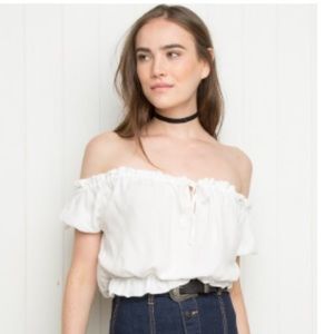 Brandy Melville Ezra Top (off shoulder)