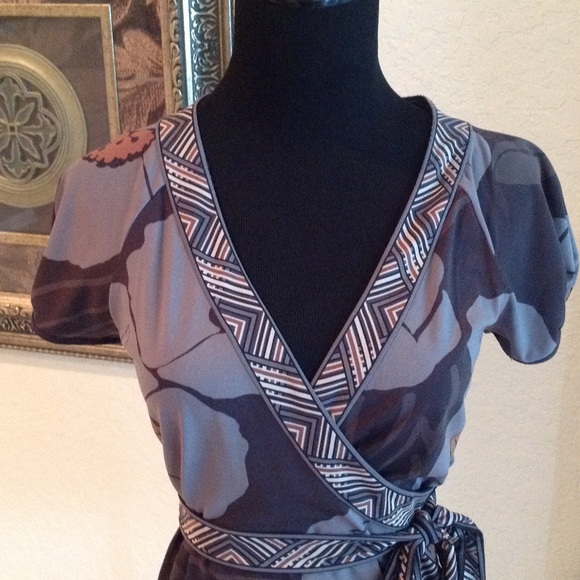 BCBGMaxazria wrap blouse - Picture 2 of 2