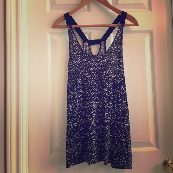 Gap Black/White/Gray Speckled Tank