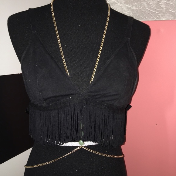 Fringe bralette