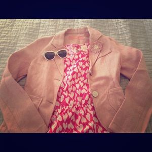 Pink and white heart dress