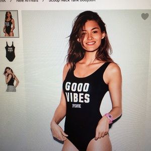 Black Bodysuit from PINK.