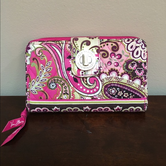 Authentic Vera Bradley turn lock wallet