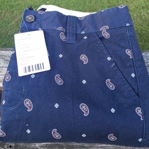 H&M men's paisley print pants 31x32 NWT.