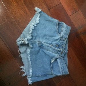 Size small brandy Melville denim shorts