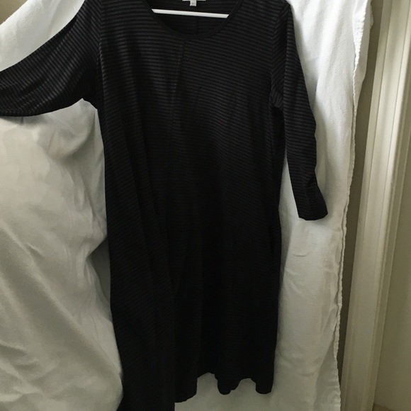 LAST CALL: Dark Blue and black dress / tunic L