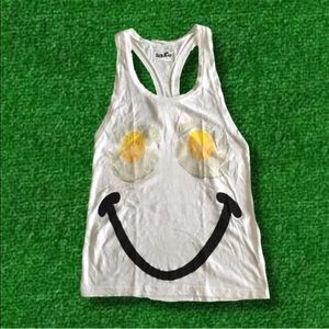 Sauce - egg smile racer top size xs