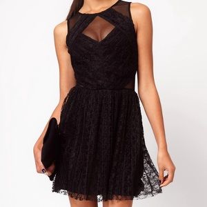 ASOS // lace cut-out dress