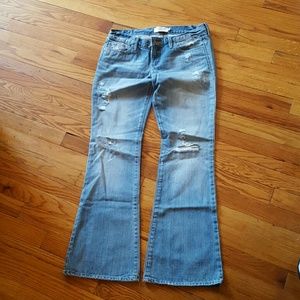 Abercrombie ripped flare jeans size 4s