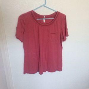 Large purposely distressed Mur mur t shirt