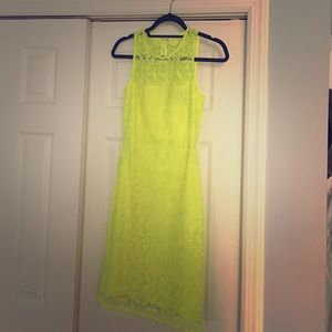Neon Jcrew dress