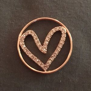 Large origami owl locket plate