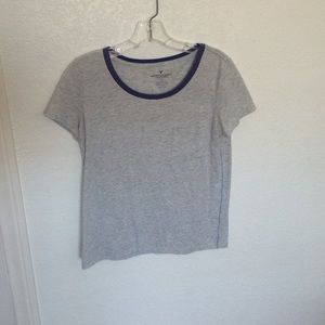 A grey heathered t shirt