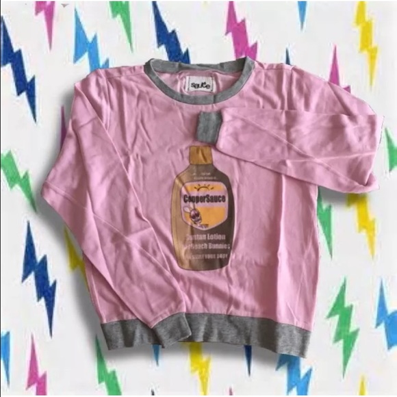 Sauce - cooper sauce bunny skull pink crew size XS