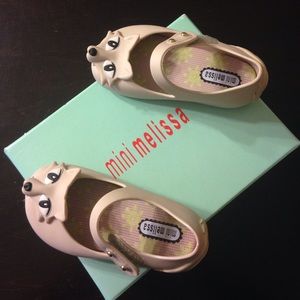 Mini Melissa fox shoes